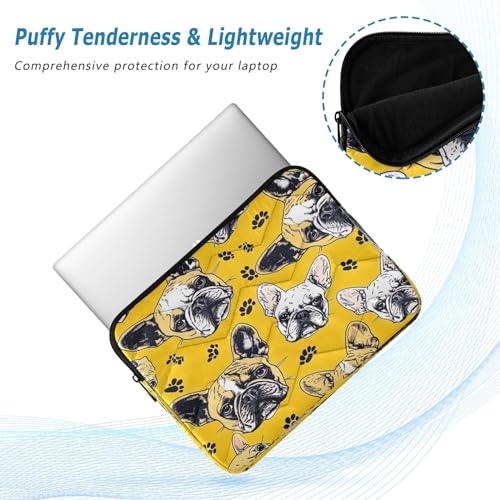 Funda para portátil 13-14 pulgadas impermeable con diseño cachorro miniatura 5