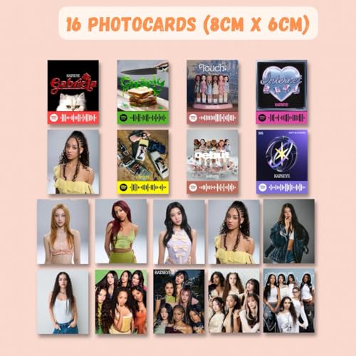 Image of Katseye Poster Combo Pack of 6 Poster, 18 Photocards, 24 Stickers (Self Adhesive Sheets 125GSM) | Pinterest Wall Posters | K-Pop Posters | K-Pop Photocards | Vinyl Material | All in One
