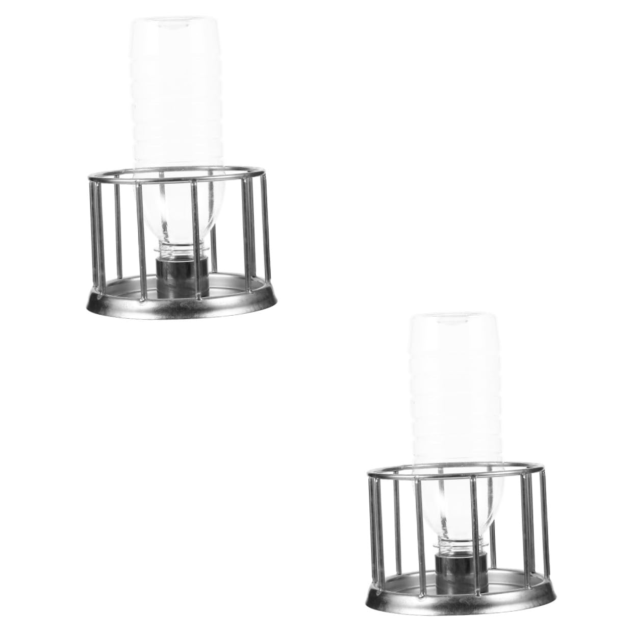2piezas Comedero De Acero Inoxidable para Reptiles Mini Alimentador De Agua para Tortugas y Reptiles Plato Antisalpicaduras para Terrarios y Mascotas Exóticas