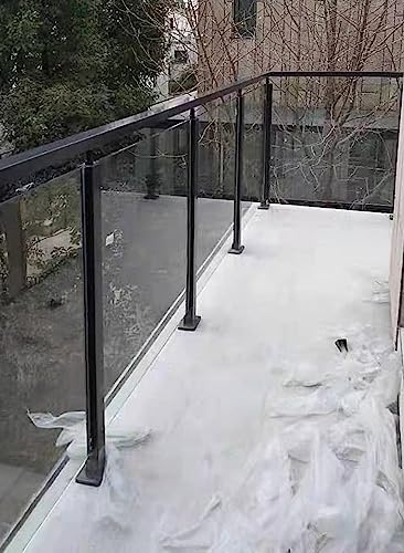 Poste de cerca de vidrio de acero inoxidable con acabado sofisticado 2