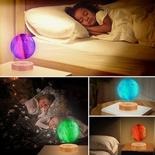 Vnemofey Levitating and Floating Moon Lamp HAS 16 Colors Galaxy Night Light ,Realistic Moon Display - Image 2