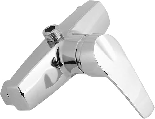 Grifo de bañera, aleación de zinc de una sola manija, grifo de la bañera del baño montado en la pared de la ducha de la válvula mezcladora, grifos