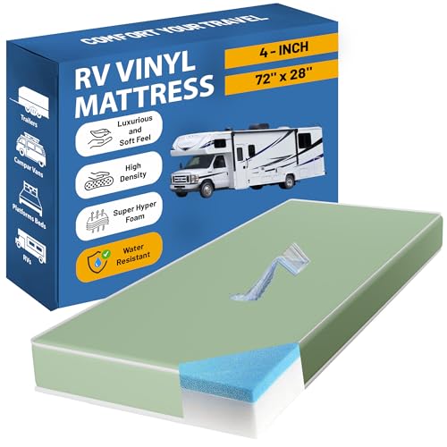Greaton 4-Inch Gel Memory Foam RV Mattress 72