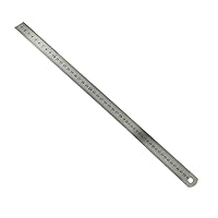 Algopix Similar Product 19 - Souarts Metric Steel Ruler DoubleSided