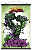 Trends International Marvel Comics TV - Spider- Man: Maximum Venom - Venom Smash Wall Poster, 22.375' x 34', Premium Print and Black Hanger Bundle