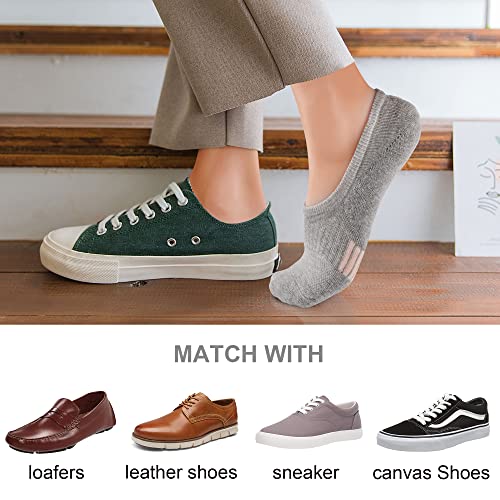 Image of Gonii Womens No Show Socks Athletic Ankle Socks Cushioned Running Low Cut | Breathable fabric, Reinforced toe heel, Thick sole pad, Anti-slip heel grip, Sweat-wicking, Anti-shrink, Sport & casual wear