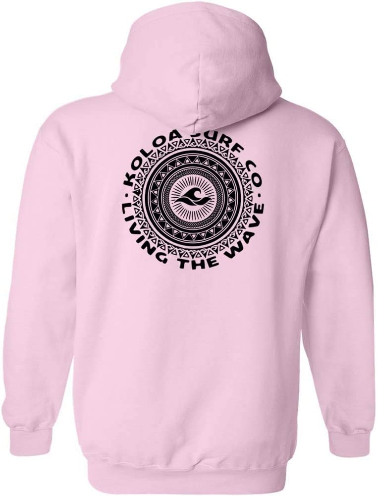 Koloa Surf Mens Tribal Circle Logo Pullover Hoodie in Small-5X-Large