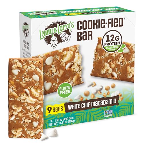 Lenny & Larry's Cookie-Fied Protein Bar White Chip Macadamia 12g 9 Pack
