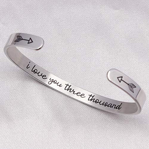 Btysun Bracelets for Women Mothers Day Bracelet Gifts from Daughter Inspirational Gifts for Women Graduation Gifts for Her Motivational Birthday Cuff Bangle Friendship Personalized Mantra Jewelry…
