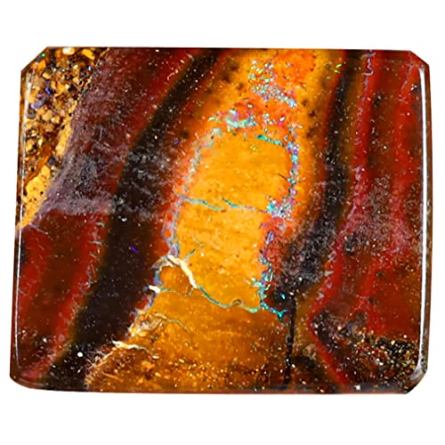 Opale naturelle précieuse 6,27 carats, cabochon de collection haut de gamme