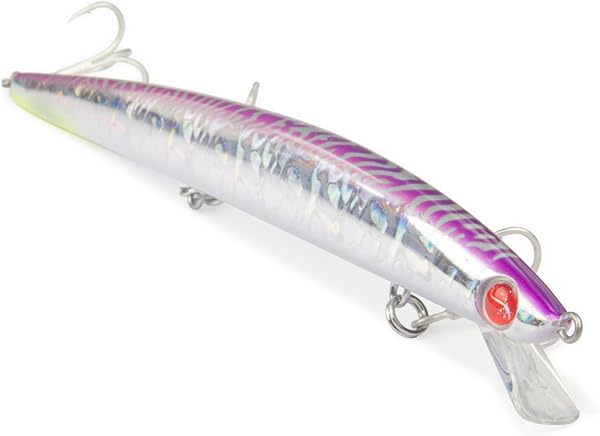Seaspin Mommotti 140 FK - Artificial Spinning Fishing Lure Long Jerk Minnow Float 140mm 16g - Sinuous Swimming, Through Armor, Long Casts - For Sea Bass and Predators - 3