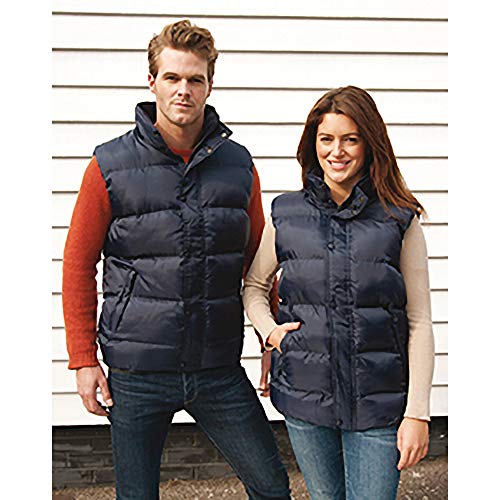 Result Mens Core Nova Lux Padded Fleece Lined Bodywarmer Jacket (Xl) (Black) #TOP5