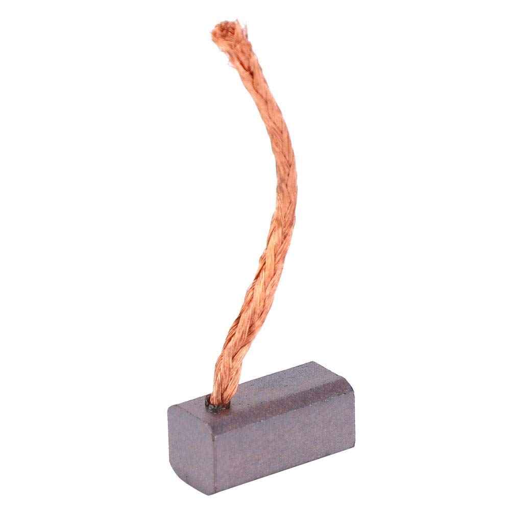 Spazzole di Carbone 100 pezzi 6x6x12.5mm per Motore del Ventilatore Elettronico