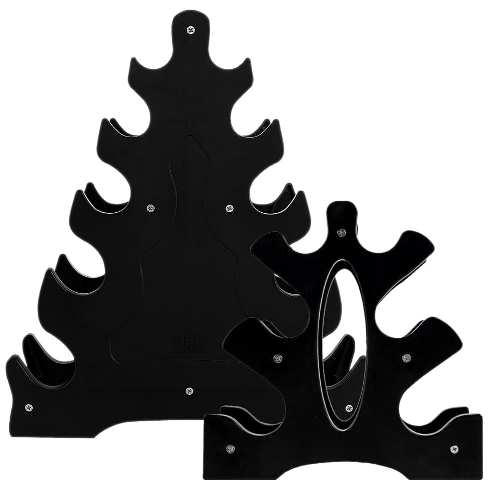 Zerodeko 2 Pezzi Supporto Per Rack Per Manubri Supporto Per Supporto Per Stoccaggio Pesi Supporto Per Pesi A Mano A Più Livelli Staffa Da Pavimento Per Pesi Fitness Per Organizzazione Di