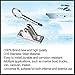 2PCS2PCS 316 Stainless Steel Boat Bimini Top Deck Hinge with Quick Release Pin，90 Degree Boat Accessories Marine Kayak Canoe Yacht Cover (Type: with Quick Release Pin)