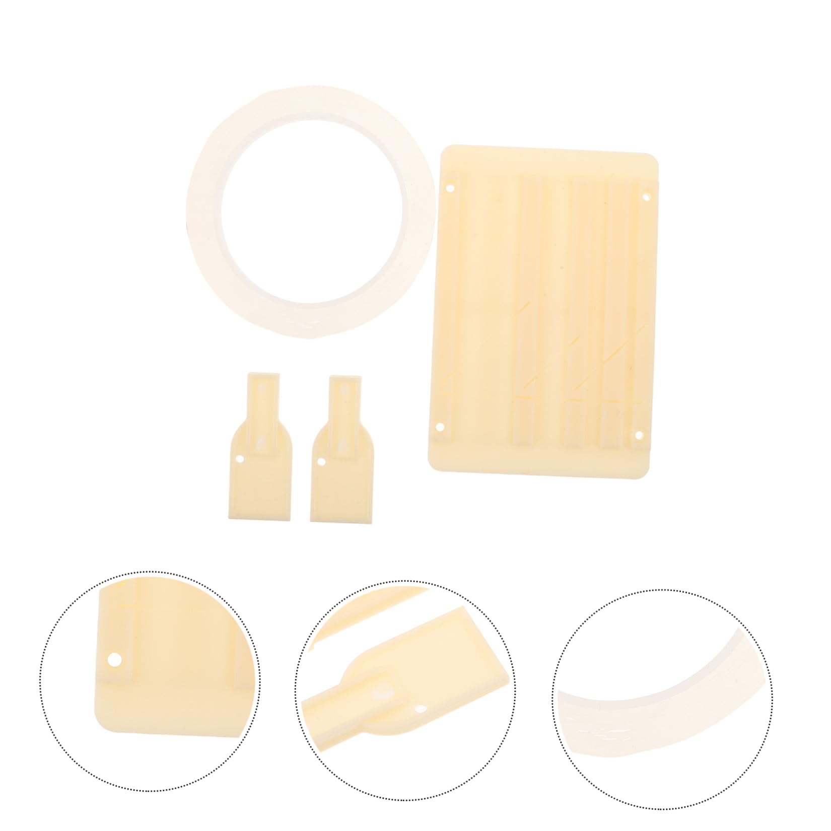 Kit di Riparazione per Cassette Audio Bianco in Pp Funzione di Restauro Audio e Giunzione Precisa per Uso in Studio