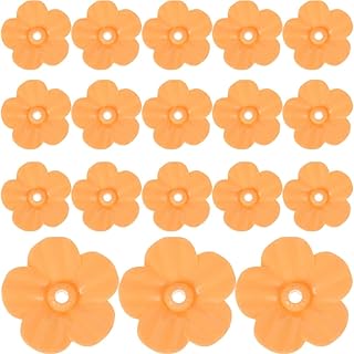 Happyyami Futtermittel Für Vögel 18 Stücke Futterspender Blumen Vogelfutterspender Vogelfutterspender Ersatzteile Feeder Teile Zubehör (Orange) Vogelfütterungsgerät product image
