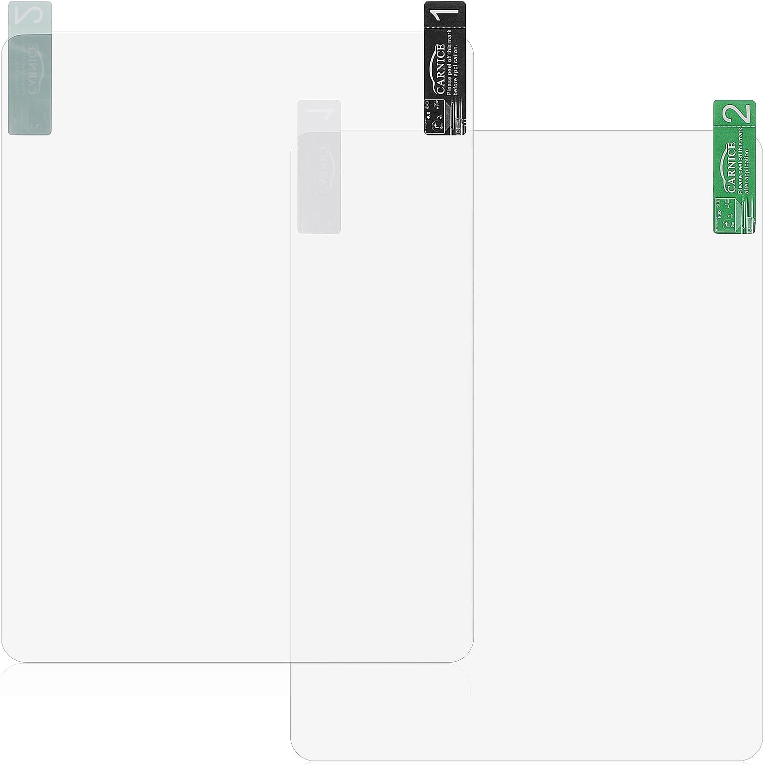 2pcs Hud Reflective Film for Car Head-up Display, Transparent Pet Windscreen Film,No Ghost Images, Compatible with Vehicles, Buses, Rvs, Trucks, Motorcycles, Boats