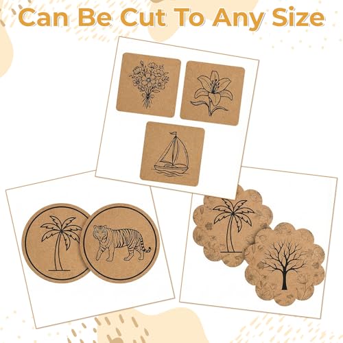 5 Stück Korkplatte Selbstklebend, 30 x 21 cm Korkplatten für Bastelarbeiten, Kleberückseite für DIY-Untersetzer, Wanddekoration, Bastelprojekte, Isolierung