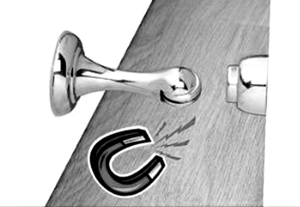 10 PC Satin Nickel Magnetic Door Holder and Stop Stopper Doorstop