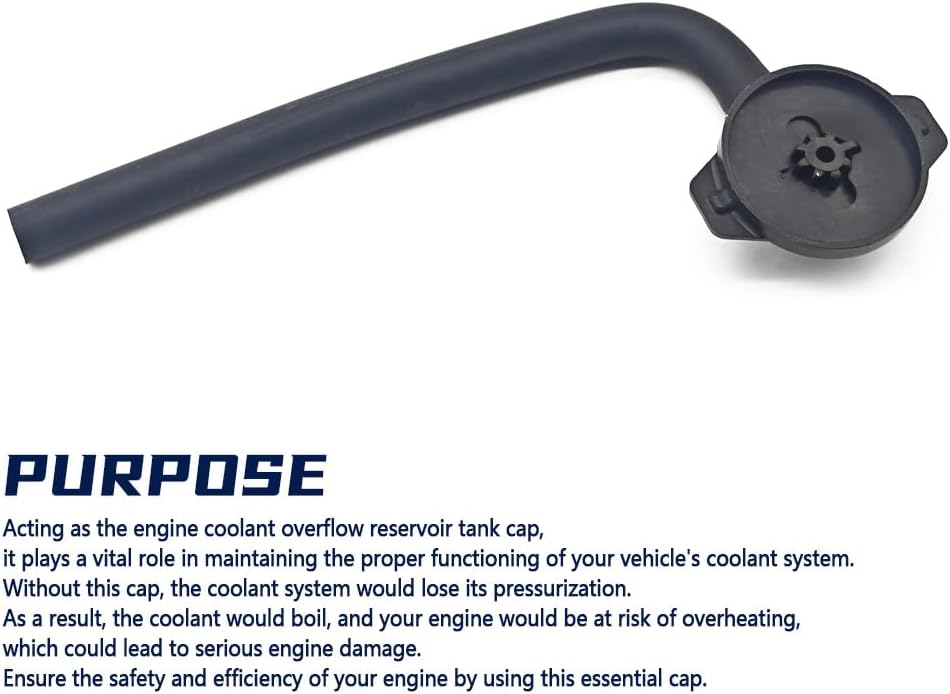 Coolant Reservoir Cap Fit for Toyota Sienna 2011-2020 Fit for Lexus RX350 STD & RX450h 2010-2015 Replace 16405-31070 16405-0P040