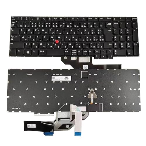 ノートパソコンキーボードに適合する Lenovo ThinkPad E16 Gen 1 日本語 バックライトなし 黒