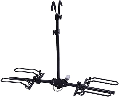 Black Series 2 - Soporte de enganche plegable para bicicletas, compatible con receptores de enganche de 1-14" y 2"