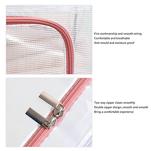 MAYQIN Organizador de armário empilhável de plástico com tampa, caixa de armazenamento de casa para