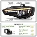 KEEKPO - For 2012-2017 Audi A5 S5 HID/Xenon Upgrade LED Module Project Headlights w/Greeting & Sequential Signal Lamps