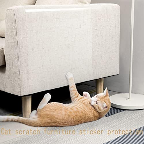Sticky Back Plastic Clear Self Adhesive Wallpaper 40X300cm Book Covers Peel and Stick Waterproof Transparent Paper Vinyl Film Roll Decorative Kitchen Countertop Furniture Stickers Contact Paper