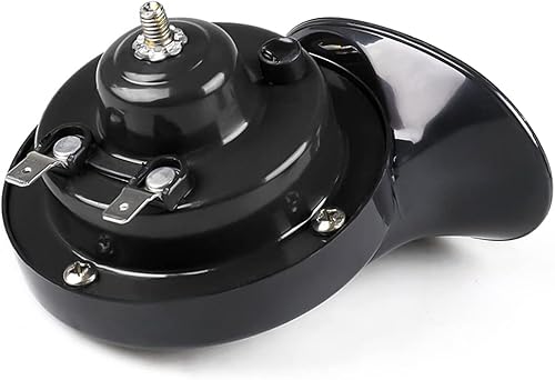 Vista 39 de 2 bocinas de tren súper ruidosas, caracol eléctrico de aire para automóvil, doble bocina, kit de repuesto de bocinas de aire impermeables de 12 V