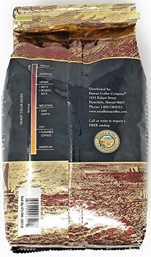 Royal Kona 10% Kona Coffee Blend, Vanilla Macadamia Flavor - Ground, 40 Ounce Bag #TOP1