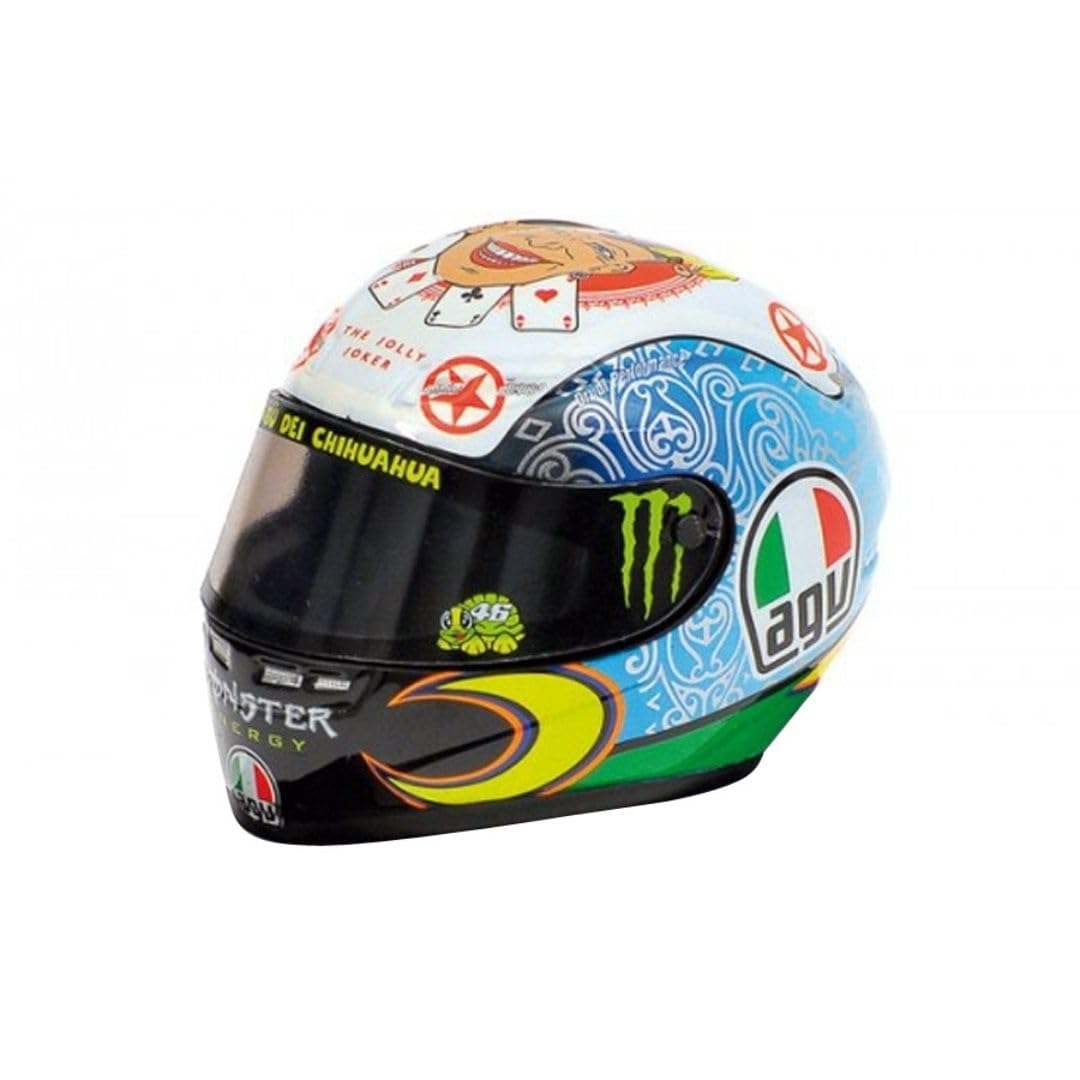Valentino Rossi Mini Casco Replica 1:5 – VR46 MotoGP_Mugello 2010