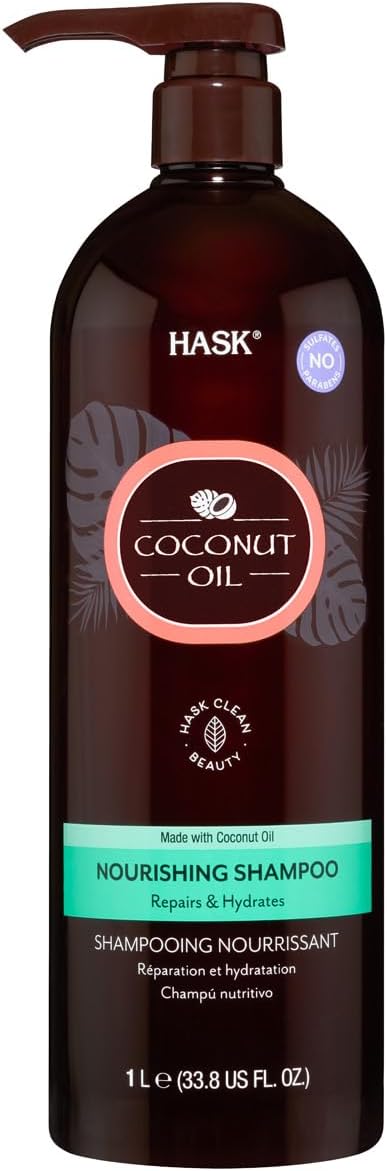 Hask Coconut Oil Nourishing Shampoo, 1 Liter