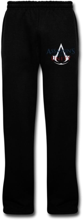 Black Assassin's Creed Men's Sports Sweat Pants for Adult Size M (one Size Small)