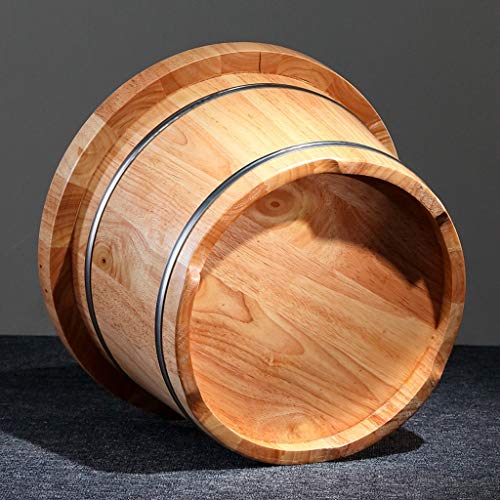 Barril de masaje para spa de pies de madera para casa miniatura 4