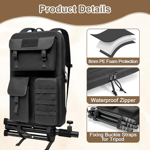 Trunab Carrying Case Compatible with Starlink Gen 3, Soft Travel Backpack Bag with Multi-pocket for Starlink Satellite Dishes and All Accessories, Ideal for Outdoor, RV Trip, Camping, Black by Trunab - Used condition - US$30.71