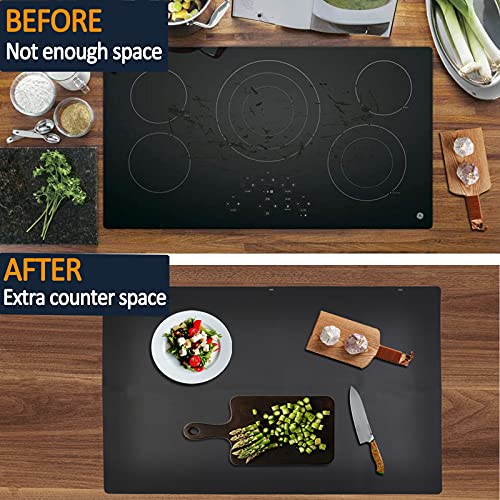 image for KindGa Stove Cover Protector for Electric Glass Washer Dryer Top, Heat