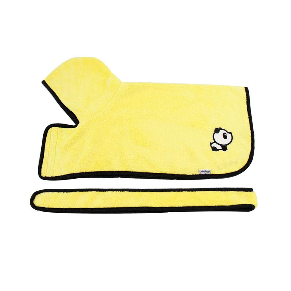 Séchage Rapide Super Absorbant Pet Chien Chat Bain Robe Serviette, Chien Peignoir Serviette en Microfibre - 40 * 57cm
