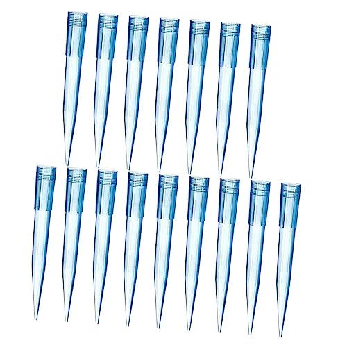 LIFKOME Laboratory Liquid Pipettor Tips 500pcs Blue 1000ul Plastic for Pipettor Module Precision Tips