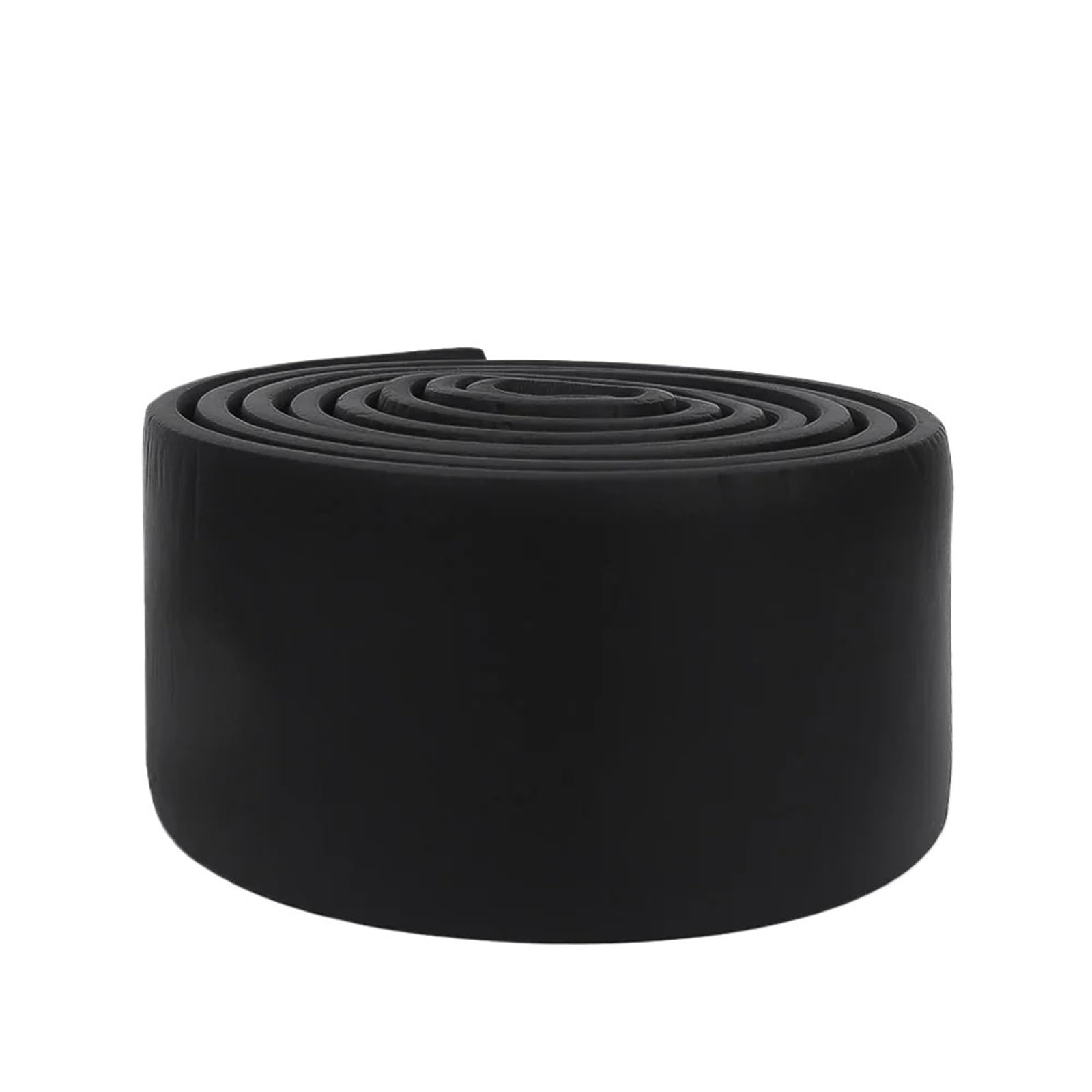 XCTDSVAH Wallpaper Border 10-2M Waterproof Enclosure Self Adhesive Skirting Line 3D Wall Stickers Thickened Anti-Collision Decoration Corner Lines(Black,2Rolls- (4M))