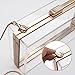 HQdeal Luxury Acrylic Fashionable Transparent Evening Clutches Shoulder Bags Handbag for Women Ladies Gift Ideal