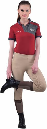 Miniatura 5 de Mallas escolares de TuffRider con ventilación para mujer Black/Black, Black/Charcoal, Black/Cornflower Blue, Charcoal/Charcoal, Chocolate/Chocolate,