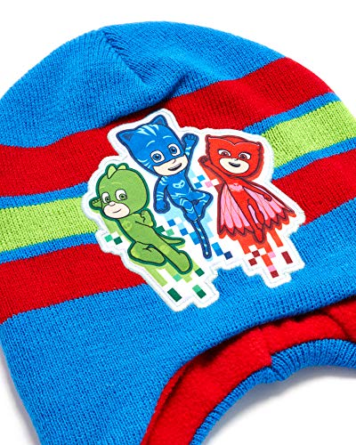 PJ Masks Winter Hat and 2 Pair of Gloves or Mittens Set (Age 2-7)3