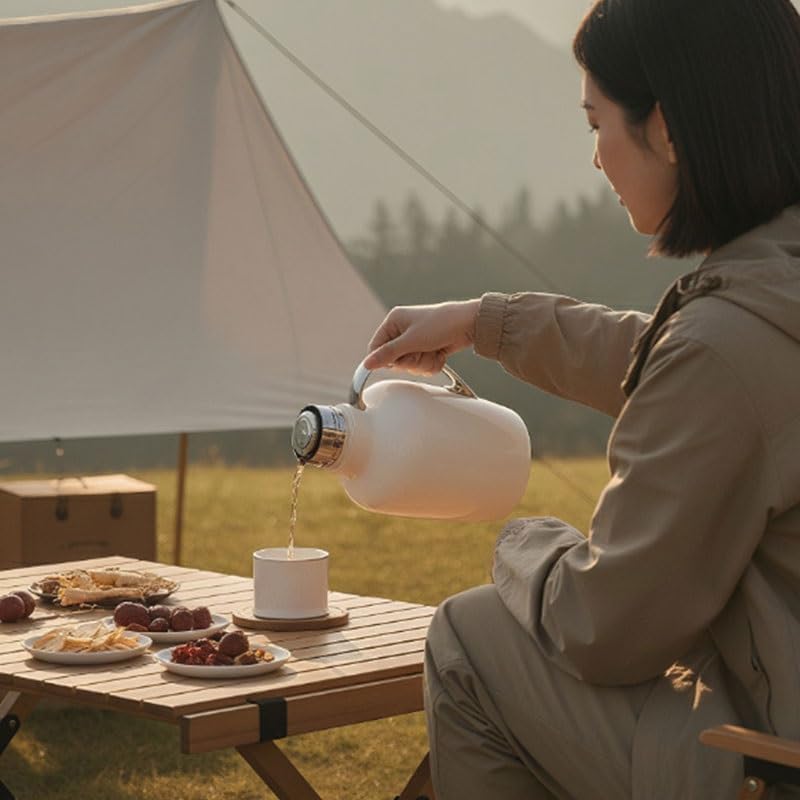 Thermal Flask Large Capacity Warm Water Pot Household Tea Infuser Stainless Steel