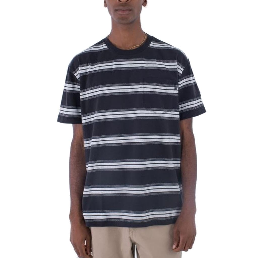 Hurley Men's Organic Glory Tee Undershirt, Black, M