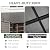 Aoxun 10' x 12' Lean to Gazebo, Hardtop Outdoor Pergola with Sloping Galvanized Steel Roof, Large Wall-Mounted Heavy Duty Awnings for Patio, Backyard, Deck, Porch (Black)