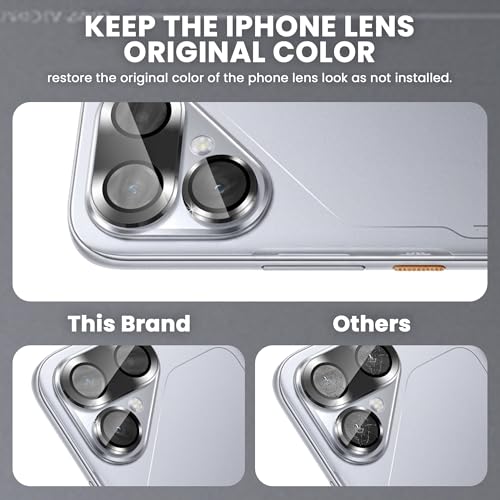 Image of ArmourPro Camera Lens Protector for Tecno Pova Curve 2 Tough HD Individual Aluminum Alloy Rings 9H Camera Cover, Scratch-Resistant,Camera Lens Protection| Black, 1 Pack