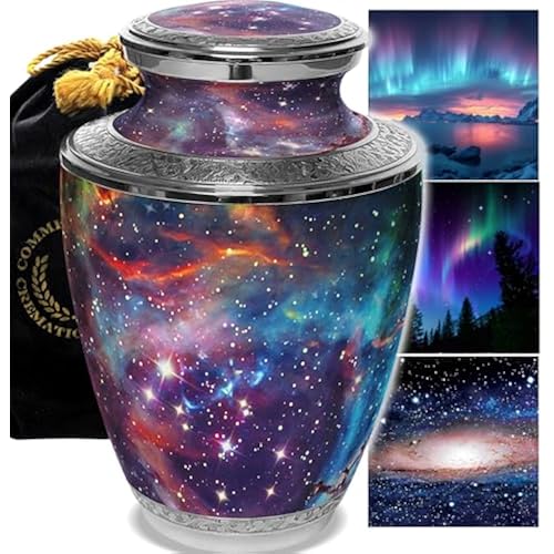 Cosmic Galaxy Cremation Urns for Human Ashes Adult Female Urns for Ashes