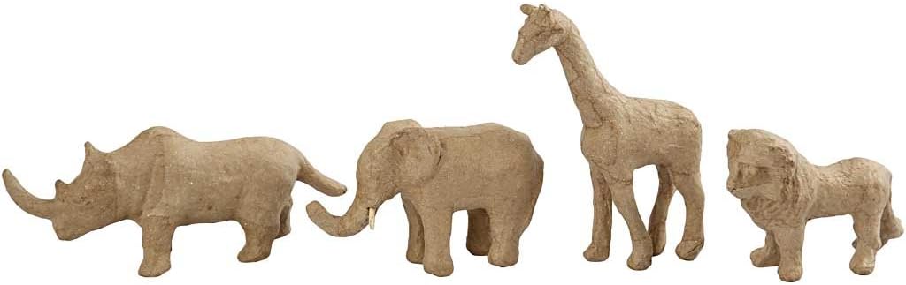 Creativ Papier Mache Animals, Paper, Brown, 37 x 37 x 11 cm